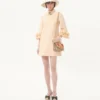 Robe courte en crêpe couture Robe courte en crêpe couture