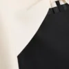 Robe courte en crêpe couture Robe courte en crêpe couture