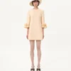 Robe courte en crêpe couture Robe courte en crêpe couture