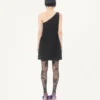 Robe courte en crêpe couture Robe courte en crêpe couture