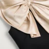 Robe courte en crêpe couture Robe courte en crêpe couture