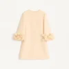 Robe courte en crêpe couture Robe courte en crêpe couture