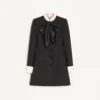 Robe courte en crêpe couture Robe courte en crêpe couture
