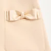 Robe courte en crêpe couture Robe courte en crêpe couture