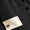 Robe courte en crêpe couture Robe courte en crêpe couture