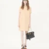 Robe courte en laine bouclée