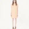 Robe courte en laine bouclée