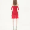 Robe courte en mousseline Robe courte en mousseline