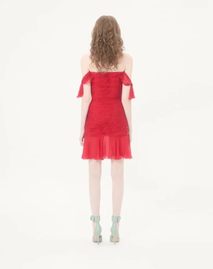 Robe courte en mousseline Robe courte en mousseline