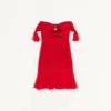 Robe courte en mousseline Robe courte en mousseline