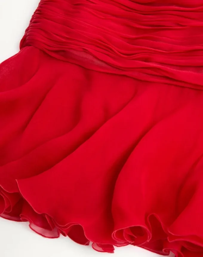 Robe courte en mousseline Robe courte en mousseline