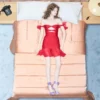 Robe courte en mousseline Robe courte en mousseline