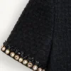 Robe courte en tweed Canestrello brodé