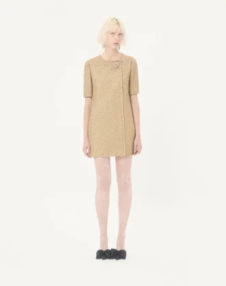 Robe courte en tweed Canestrello Lurex