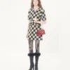 Robe Damier Tweed