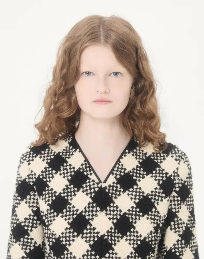 Robe Damier Tweed
