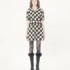 Robe Damier Tweed