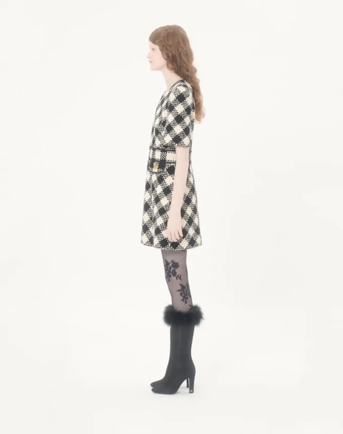 Robe Damier Tweed