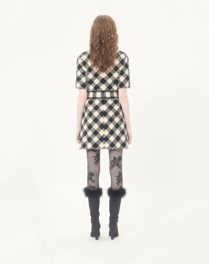 Robe Damier Tweed
