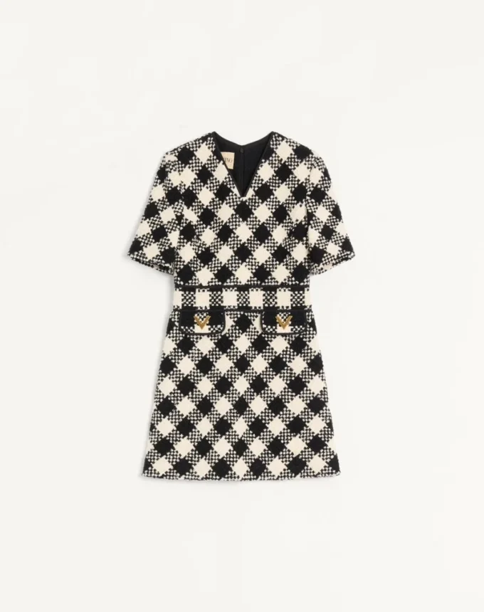 Robe Damier Tweed