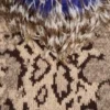 Robe en cachemire avec imprimé animalier et plumes Robe en cachemire avec imprimé animalier et plumes