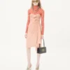 Robe en crêpon chiffon