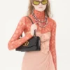 Robe en crêpon chiffon