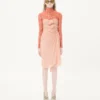Robe en crêpon chiffon