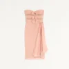 Robe en crêpon chiffon