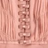 Robe longue en georgette claire Robe longue en georgette claire