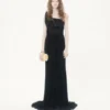 ROBE LONGUE EN GEORGETTE LÉGÈRE BRODÉE ROBE LONGUE EN GEORGETTE LÉGÈRE BRODÉE
