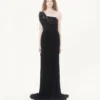 ROBE LONGUE EN GEORGETTE LÉGÈRE BRODÉE ROBE LONGUE EN GEORGETTE LÉGÈRE BRODÉE