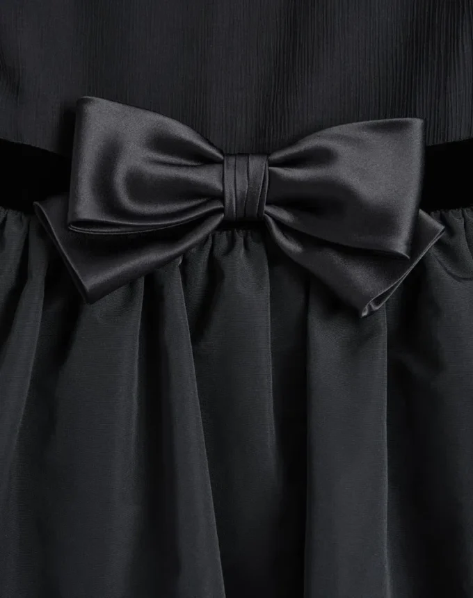 Robe longue en velours sablé
