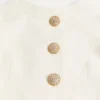 Robe midi en crêpe couture