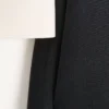 Robe midi en crêpe couture