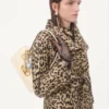 Robe midi en crêpe de Chine avec imprimé Petit Charles Robe midi en crêpe de Chine avec imprimé Petit Charles