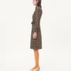Robe midi en crêpe de Chine avec imprimé Petit Charles Robe midi en crêpe de Chine avec imprimé Petit Charles