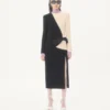 Robe midi en crêpe de laine Robe midi en crêpe de laine