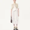 Robe midi en mousseline de coton Robe midi en mousseline de coton