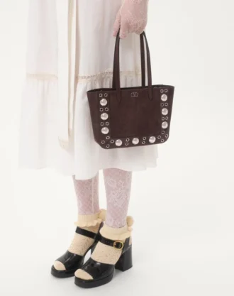 Robe midi en mousseline de coton