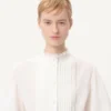 Robe midi en mousseline de coton Robe midi en mousseline de coton