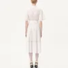 Robe midi en mousseline de coton Robe midi en mousseline de coton