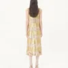 Robe midi Illusione en tulle brodé
