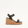 ROCKSTUD WEDGE EN CUIR DE VEAU 100 MM ROCKSTUD WEDGE EN CUIR DE VEAU 100 MM