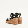 ROCKSTUD WEDGE EN CUIR DE VEAU 100 MM ROCKSTUD WEDGE EN CUIR DE VEAU 100 MM