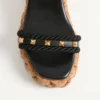 ROCKSTUD WEDGE EN CUIR DE VEAU 100 MM ROCKSTUD WEDGE EN CUIR DE VEAU 100 MM