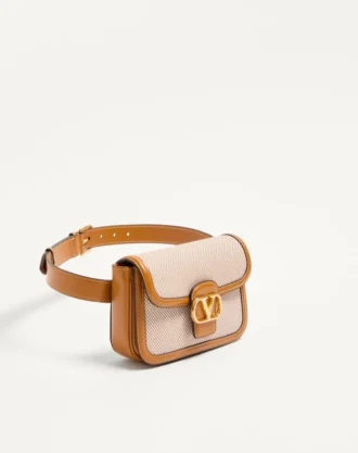 Sac banane en toile Valentino Garavani 9To5