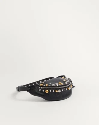 Sac banane Valentino Garavani Nellcôte en cuir de veau grainé