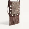 Sac à bandoulière brodé à franges Valentino Garavani Nellcôte Sac à bandoulière brodé à franges Valentino Garavani Nellcôte