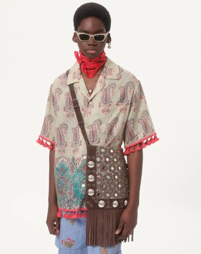 Sac à bandoulière brodé Nellcôte de Valentino Garavani Sac à bandoulière brodé Nellcôte de Valentino Garavani